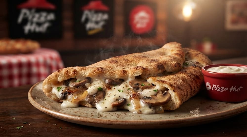 Mushroom Onion Alfredo Melt
