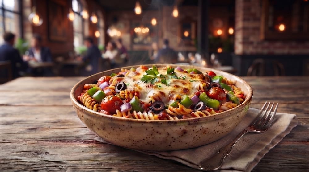Oven-Baked Veggie Pasta