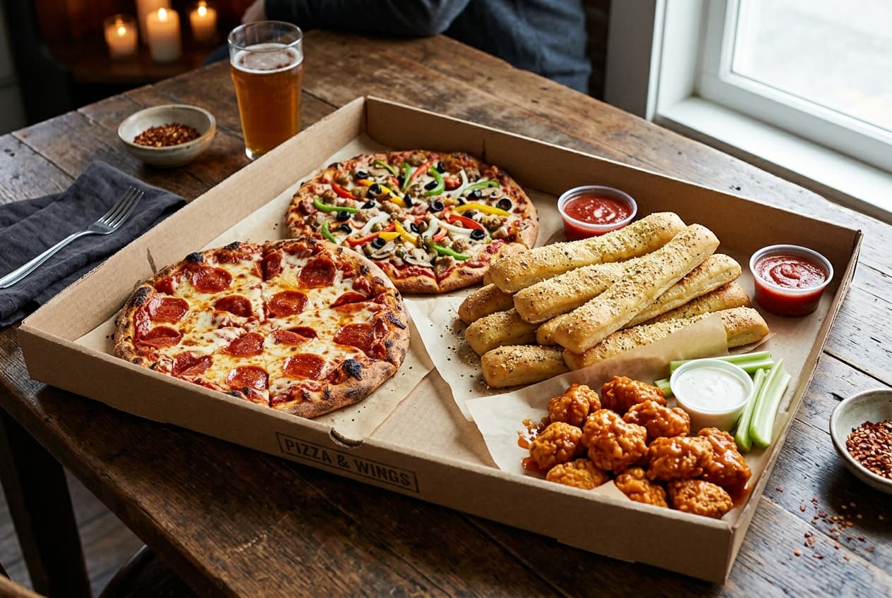 Pizza Hut Big Dinner Box with Wings - Price $24.99