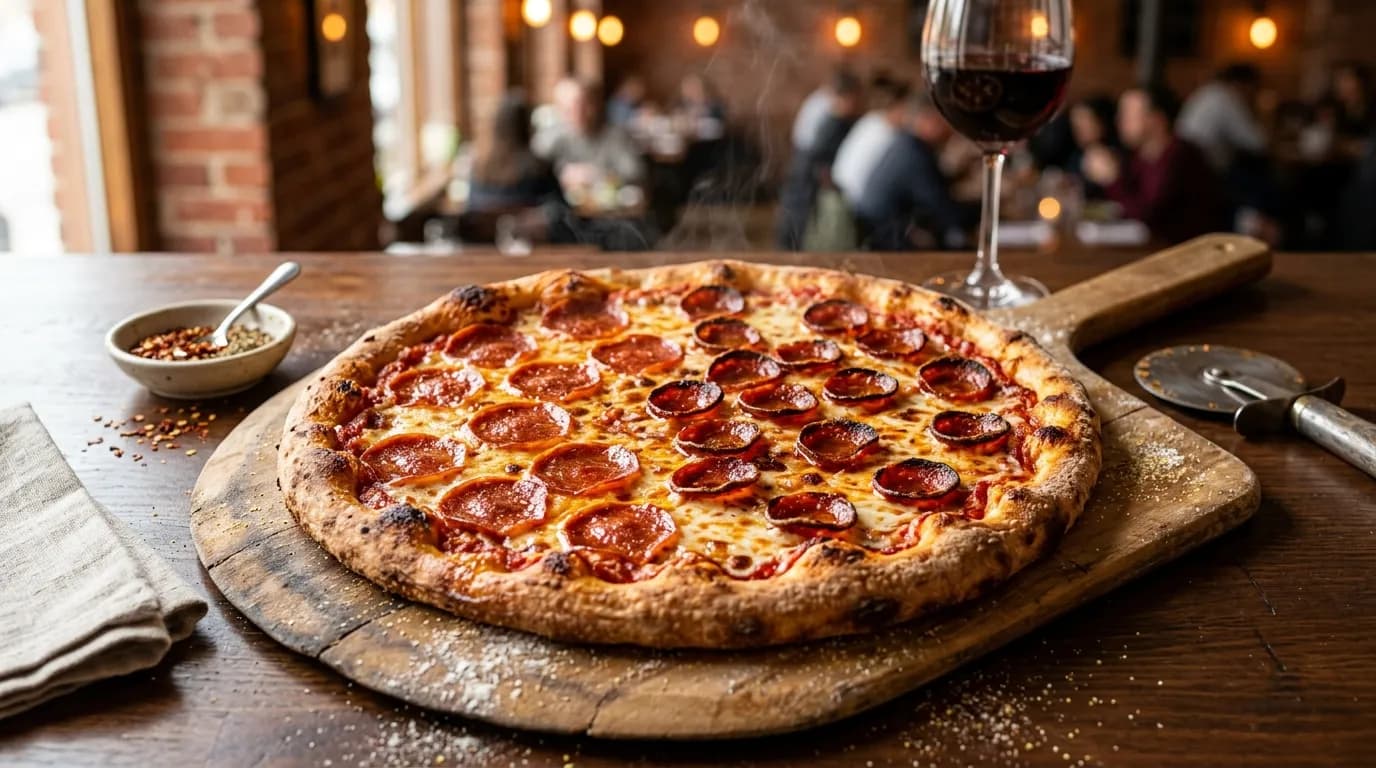 Pizza Hut Chicago Tavern-Style Double Pepperoni Pizza - Price $16.99