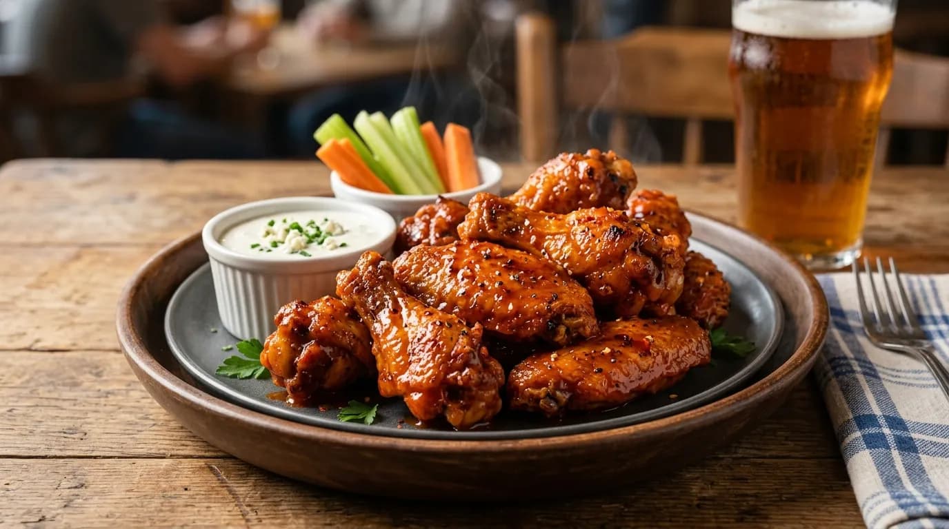 Traditional Bone-In Wings (6 pc)