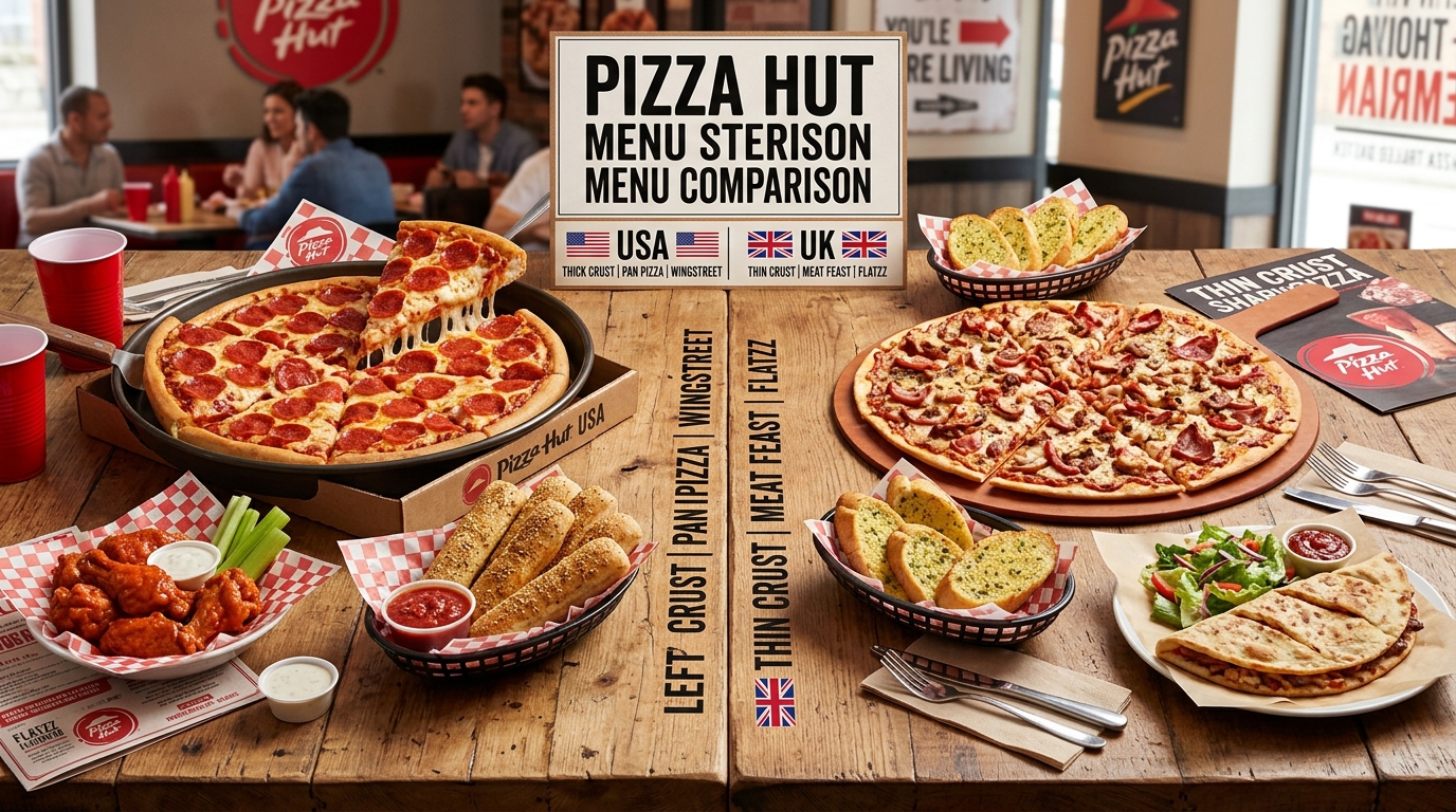 Pizza Hut UK vs USA Menu: 7 Differences & Price Guide